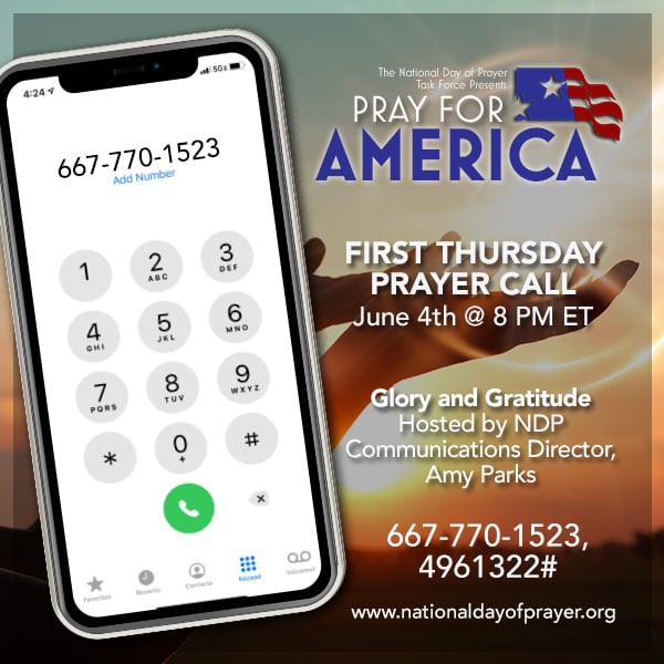 PRAY FOR AMERICA PRAYER CALL June 2026